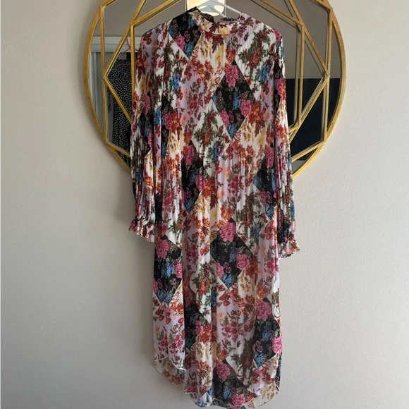 Anthropologie floral midi dress. Long Sleeve. XS. - Picture 3 of 11